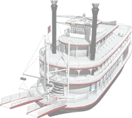 angled photo of boat