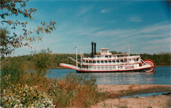 The Spirit of Peoria among fall colors